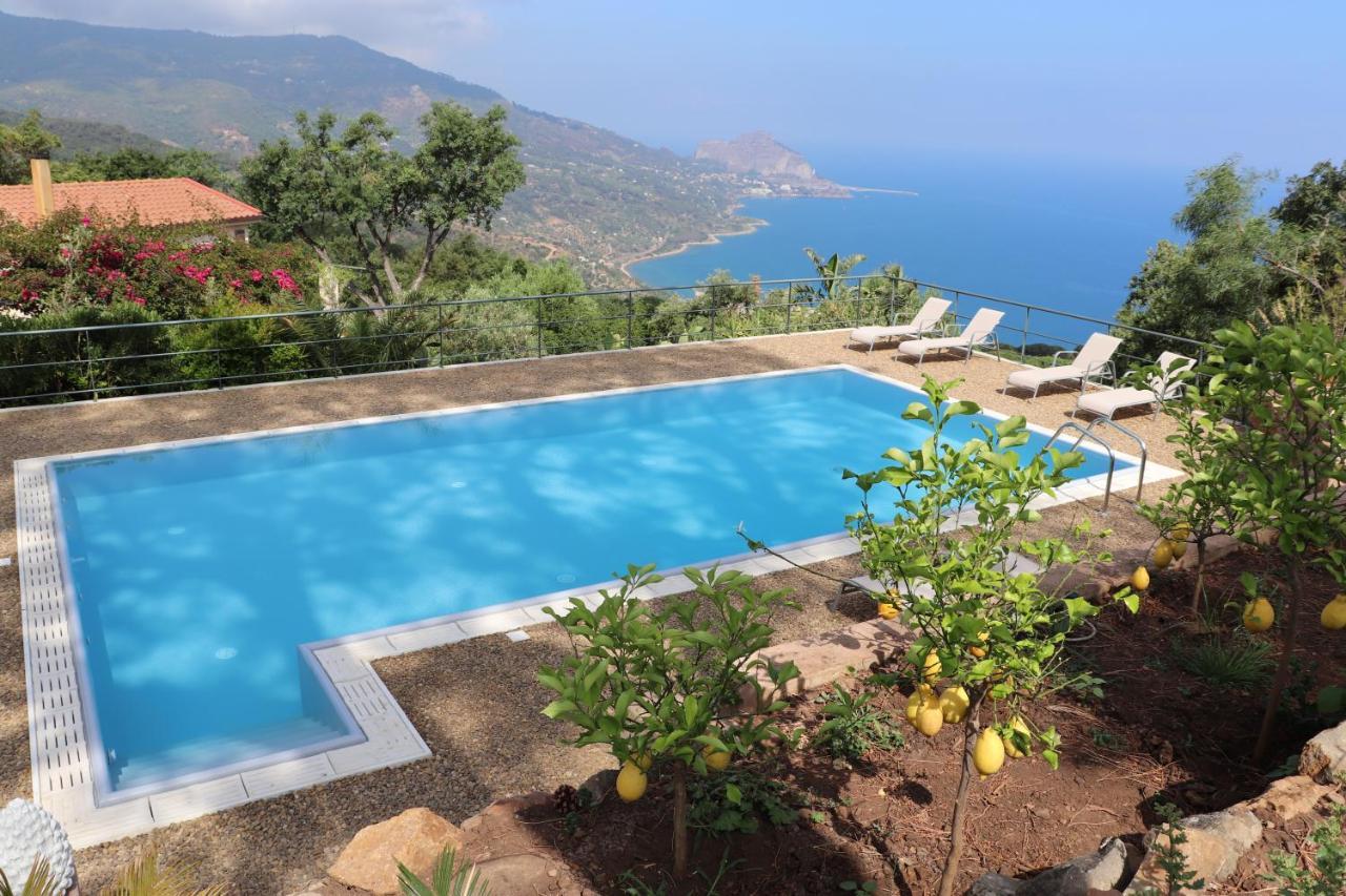 Cefalu Nest Pool House Terrace Sea View エクステリア 写真