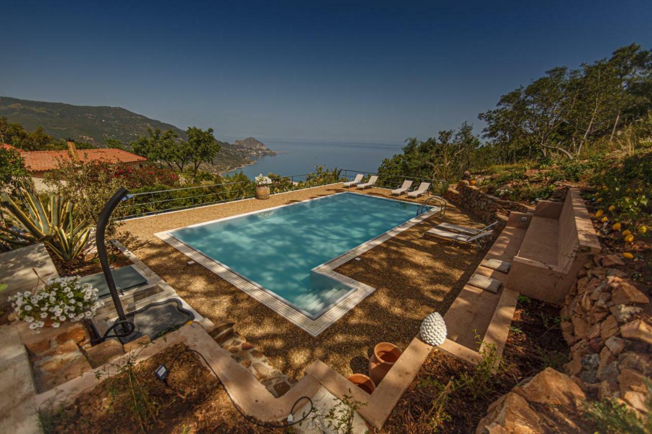 Cefalu Nest Pool House Terrace Sea View エクステリア 写真